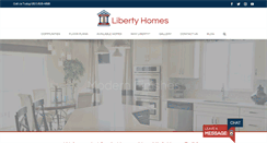 Desktop Screenshot of libertyhomes.com